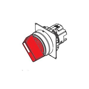 OMRON 22MM SEL SW 2 POS SPRING RET RED
