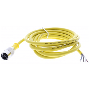 RAMCO M12 4P FEMALE STRAIGHT CABLE 2M