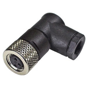 RAMCO M8 4P FEMALE RIGHT ANGLE CONNECTOR