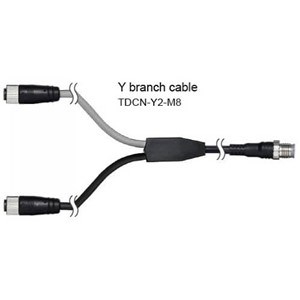 OPTEX Y BRANCH CABLE FOR M8 QD 2 METER